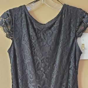 Solitaire Black Dress, Lace